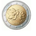 2 Euro Finland 1999  De bloem en de vrucht van de kruipbraam, 2 euro, Ophalen of Verzenden, Finland