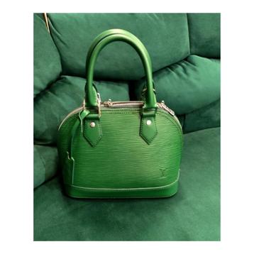 Sac à main LOUIS VUITTON Epi en cuir Epi modèle Alma BB vert