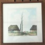Litho Dirk Baksteen 'Achterbos', Ophalen of Verzenden