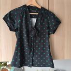 Mooie polkadot blouse, Maat 38/40 (M), Blauw, Ophalen of Verzenden, Zo goed als nieuw