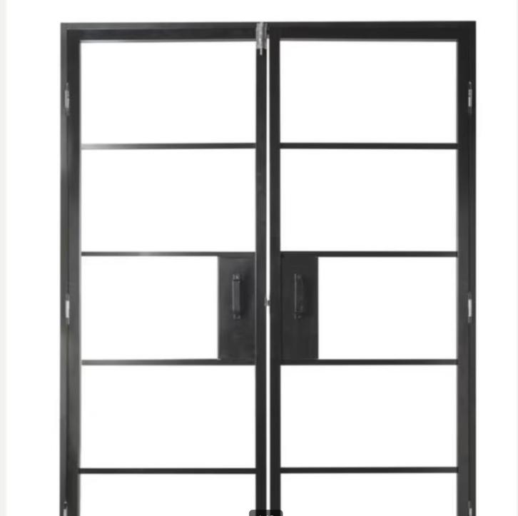 steel look dubbele deur, Doe-het-zelf en Bouw, Deuren en Vliegenramen, Gebruikt, Ophalen