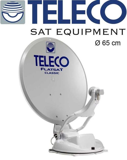 Teleco Flatsat Classic BT 65 SMART TWIN, P16 SAT, Bluetooth, Caravanes & Camping, Caravanes Accessoires, Neuf, Enlèvement ou Envoi