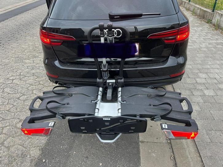 Thule fietsendrager TE HUUR, Auto diversen, Fietsendragers, Zo goed als nieuw, Brede banden, Elektrische fiets, Ophalen