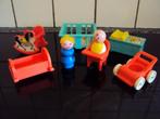 Fisher price, groot nursery set met baby'tje, mama.*Vintage*, Kinderen en Baby's, Speelgoed | Fisher-Price, Ophalen of Verzenden