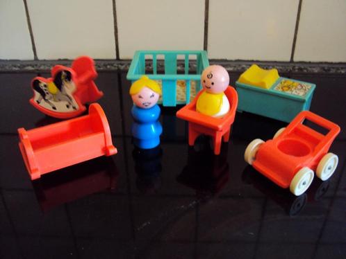 Fisher price, groot nursery set met baby'tje, mama.*Vintage*, Kinderen en Baby's, Speelgoed | Fisher-Price, Ophalen of Verzenden