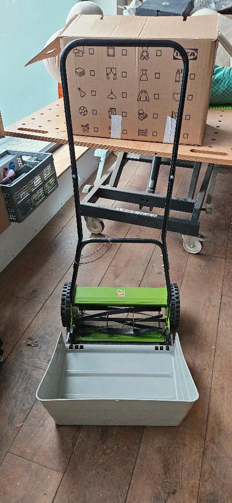 Central Park draagbare grasmaaier van 40 cm, Tuin en Terras, Grasmaaiers, Gebruikt, Handgrasmaaier, 40 t/m 49 cm, Cirkelmaaier