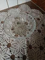vintage glazen fruitschaal . Geperst glas, Ophalen of Verzenden, Gebruikt, Glas, Schaal