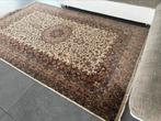 Echte Perzische tapijt, 200 cm of meer, Crème, 100 tot 150 cm, Rechthoekig