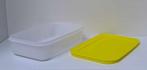 Tupperware™ « Igloo » Diepvriezer - 1 liter - geel, Verzenden, Nieuw, Wit, Bus of Trommel
