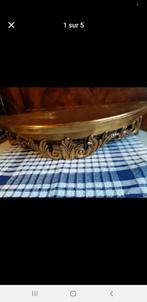 Console ancienne dorée tablette
 37x13x7 cm, Antiquités & Art, Enlèvement ou Envoi