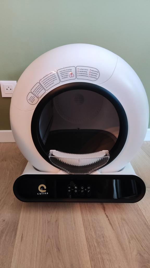 Automatische kattenbak Culina Ultra 2 (White), Dieren en Toebehoren, Kattenbakken, Zo goed als nieuw, Open, Zelfreinigend, Ophalen