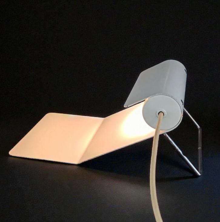 Table tafel lamp bureau 1970s space age minimalism, Antiquités & Art, Antiquités | Éclairage, Enlèvement ou Envoi