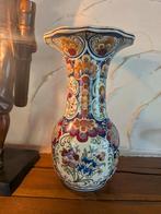 Grote polychrome Boch-vaas. Hoogte 30 cm, diam 15, Antiek en Kunst, Ophalen