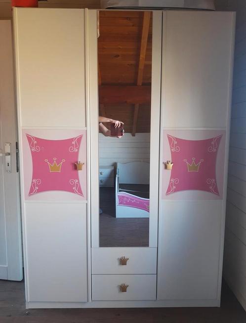 Mooie eenpersoonskamer thema prinses, Huis en Inrichting, Slaapkamer | Complete slaapkamers, Zo goed als nieuw, Eenpersoons, Ophalen