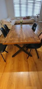 Eettafel met 4 of 6 stoelen, Enlèvement, Comme neuf