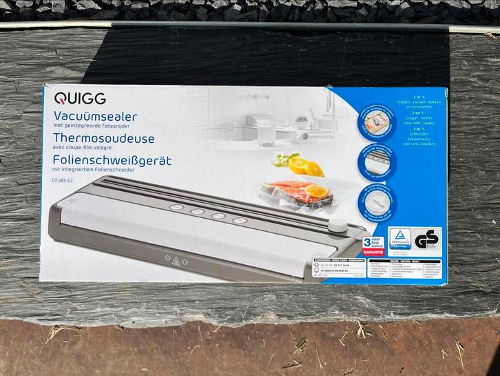 Thermosoudeuse Quigg pour la mise sous vide des aliments, Elektronische apparatuur, Overige elektronische apparatuur, Zo goed als nieuw