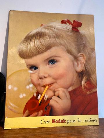 Vintage reclame Kodak 1960’s beschikbaar voor biedingen