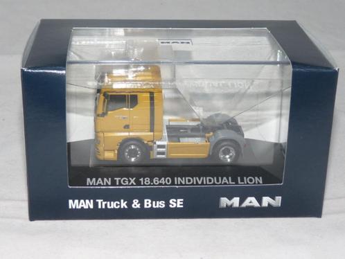 Maquette de camion Man TGX 18.640 Individual Lion, Hobby & Loisirs créatifs, Voitures miniatures | Échelles Autre, Neuf, Bus ou Camion