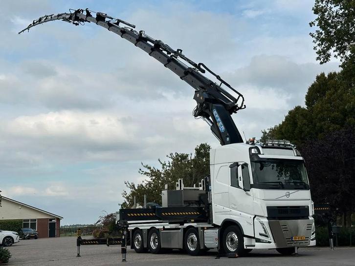 Volvo FH 550 TRUCK/TRACTOR! EFFER 140tm!44dkm!JIB/LIER/WINCH, Auto's, Vrachtwagens, Bedrijf, ABS, Achteruitrijcamera, Airconditioning