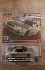 Nissan skyline GT-R R34 1:43ème hotwheels, Hobby en Vrije tijd, Ophalen of Verzenden, Nieuw