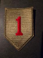 Ww2 us 1st infantry patch greenback, Verzamelen, Ophalen of Verzenden