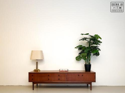 Vintage - Lage Wand/TV-meubel, Antiek en Kunst, Curiosa en Brocante, Ophalen