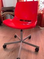 Bureaustoel ikea rood, Huis en Inrichting, Bureaustoel, Zo goed als nieuw, Ophalen, Rood