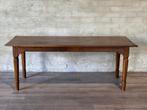 Boerentafel - 200 x 88 cm + 77 cm hoog, Huis en Inrichting, Tafels | Eettafels, Eikenhout, 200 cm of meer, Zo goed als nieuw, Vijf personen of meer