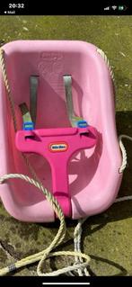 Littele tikes schommel voor zeer jonge kindjes rose kleur10€, Kinderen en Baby's, Ophalen, Gebruikt