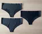 Set 3 zwarte naadloze slips Primark maat M - NIEUW, Primark, Verzenden, Zwart, Slip