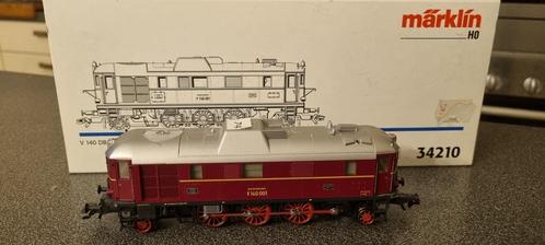Marklin-34210- Loco Diesel r V140 DB - Digitale, Hobby & Loisirs créatifs, Trains miniatures | HO, Utilisé, Locomotive, Märklin