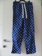 Blauwe dames broek - homewear - katoen - Large (met bollen), Vêtements | Femmes, Enlèvement ou Envoi, Zeeman, Bleu, Taille 42/44 (L)
