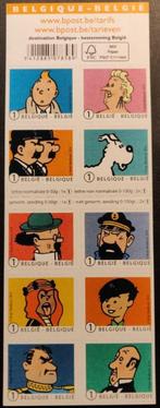 10 timbres TINTIN Hergé neufs, Enlèvement ou Envoi, Non oblitéré