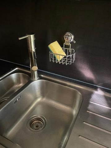 Metal Sink/Shower Sponge Tray with Locking Suction Cup beschikbaar voor biedingen