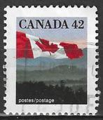 Canada 1991 - Yvert 1222 - Nationale Canadese vlag (ST), Timbres & Monnaies, Timbres | Amérique, Affranchi, Envoi