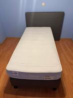 Lit simple, sommier 80 cm avec nouveau matelas ensaché, Enlèvement, Comme neuf