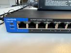 Linksys LGS116P – 16-Port Gigabit PoE+ Switch (met voeding), Ophalen of Verzenden, Zo goed als nieuw