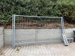 4x Heras hekken 3,5m x 2m als nieuw met voet, Ophalen, Zo goed als nieuw, IJzer