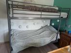 Stapelbed grijs/ijzer IKEA, Ophalen, Zo goed als nieuw, Stapelbed