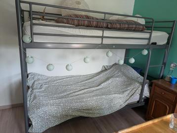 Stapelbed grijs/ijzer IKEA beschikbaar voor biedingen