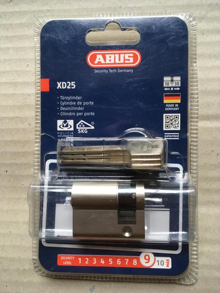 Cylindre de porte de sécurité ABUS (40 mm), neuf, Bricolage & Construction, Serrurerie de bâtiment & Dispositif de fermeture, Neuf
