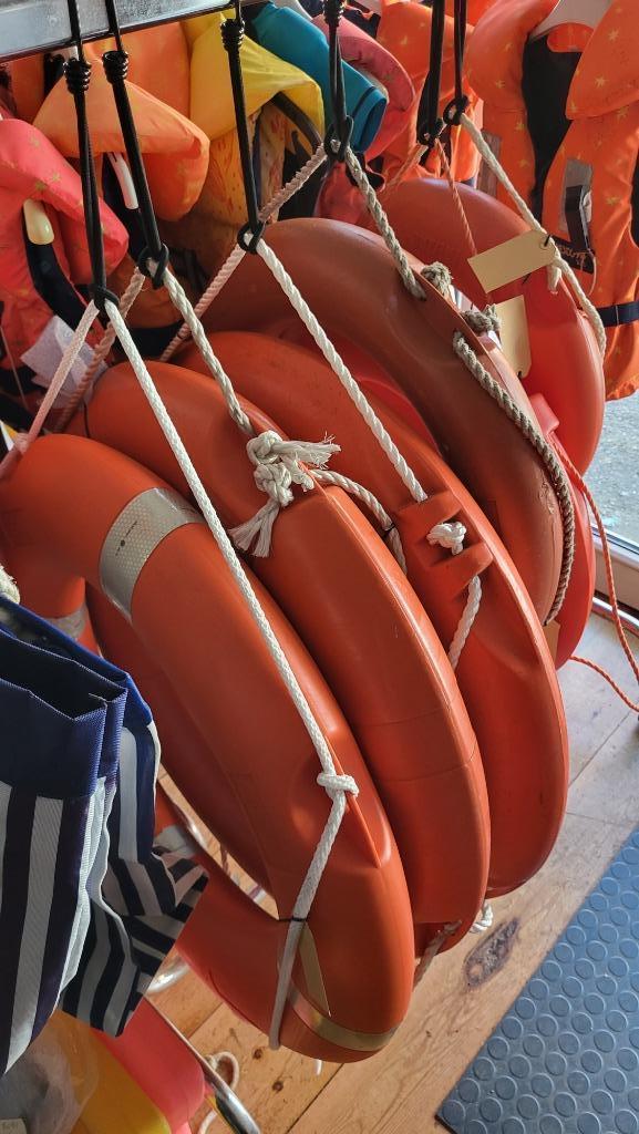 Partij oranje reddingsboei reddingsring, Watersport en Boten, Bootonderdelen, Zo goed als nieuw, Dekbeslag, Ophalen