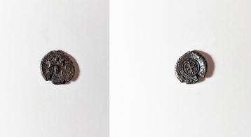 Pièce en argent grecque ancienne OBOL, Envoi, Autres pays, Monnaie en vrac, Argent