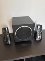Logitech Z523 Zwart 2.1 Speakersysteem, Computers en Software, Pc speakers, Ophalen, Gebruikt, Audiokanaal 2.1, Logitech