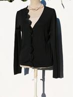 Mooi zwart Xandres vest - L, Kleding | Dames, Truien en Vesten, Maat 38/40 (M), Zwart, Ophalen of Verzenden, Zo goed als nieuw