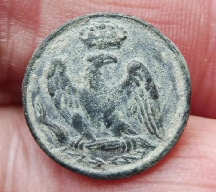 UNIEK: Knoop keizerlijke garde Napoleon WATERLOO, Verzamelen, Militaria | Algemeen, Landmacht, Hulzen of Bodemvondsten, Verzenden