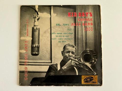 Vinyle 45 tours Kid Ory's Creole Jazz Band 1953 Vol. 1, CD & DVD, Vinyles | Jazz & Blues, Utilisé, Jazz, 1940 à 1960, Enlèvement ou Envoi