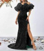 ROBE DE SOIREE noire, Ophalen, Zwart, Nieuw, Maat 36 (S)