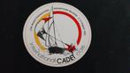 Vintage sticker thema zeilen WK cadet class Nieuwpoort 1993, Verzamelen, Sport, Ophalen of Verzenden, Zo goed als nieuw