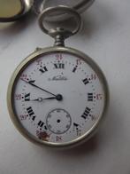 Oude zakhorloge merknaam Nalika in beschermdoos, Ophalen of Verzenden, Zakhorloge